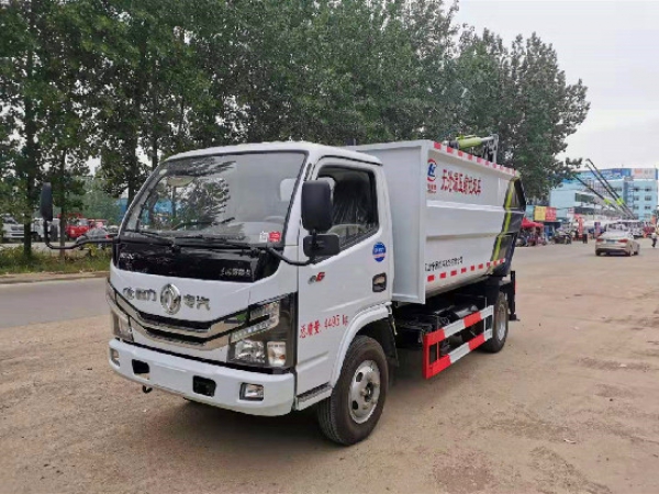 東風小多利卡國六7方無泄漏後裝式壓縮垃圾車